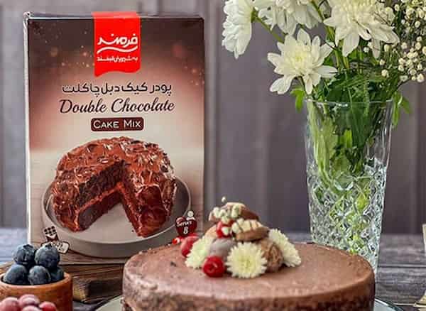فروش پودر کیک دبل چاکلت + قیمت خرید به صرفه